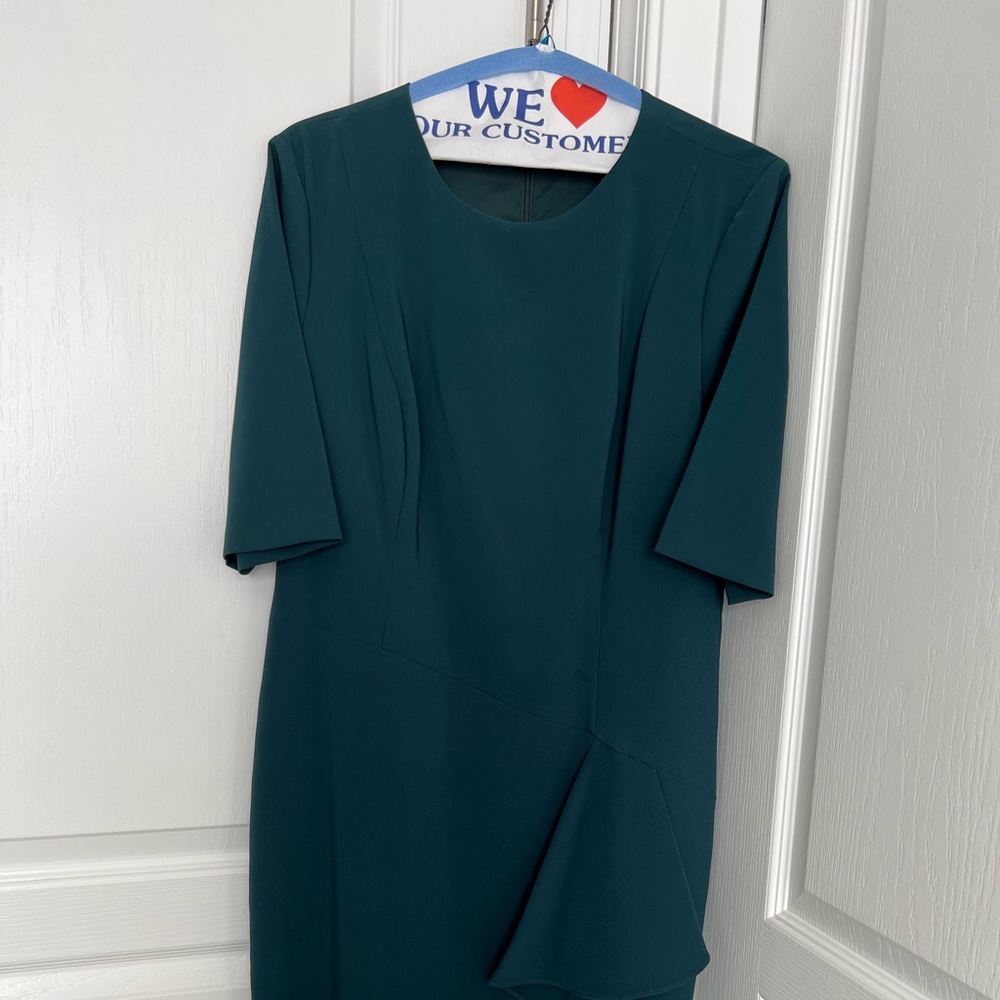Maggie London emerald dress